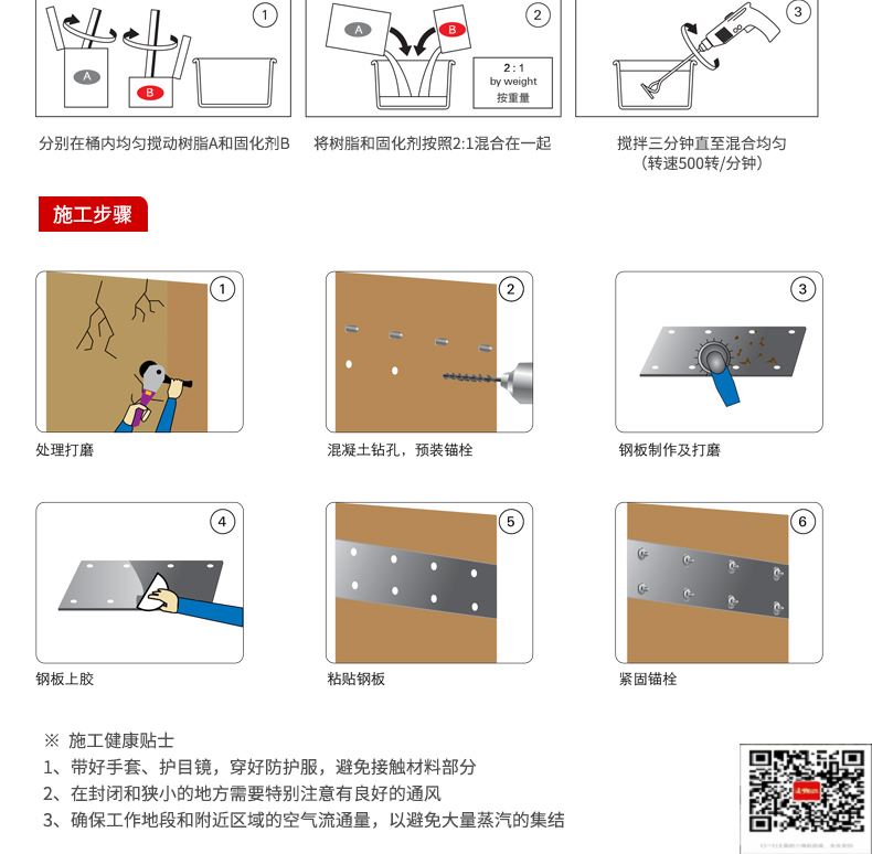 包钢米东粘钢加固施工过程